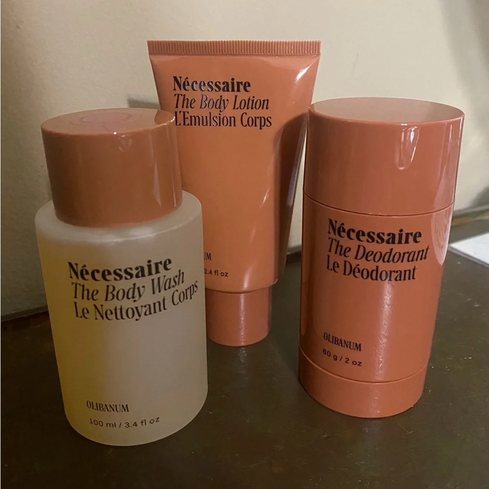 Nécessaire Olibanum Body Set - body wash, body lotion, solid deodorant - Picture 1 of 2
